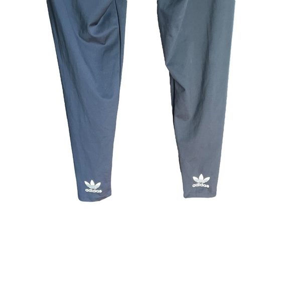 Adidas - Work Out Black Full Length Leggings Tights Sz L - Picture 5 of 7